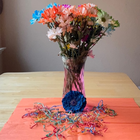 💙 TIEKS BLUE FLOWER 💙 NWOT 💙 - Picture 2 of 16